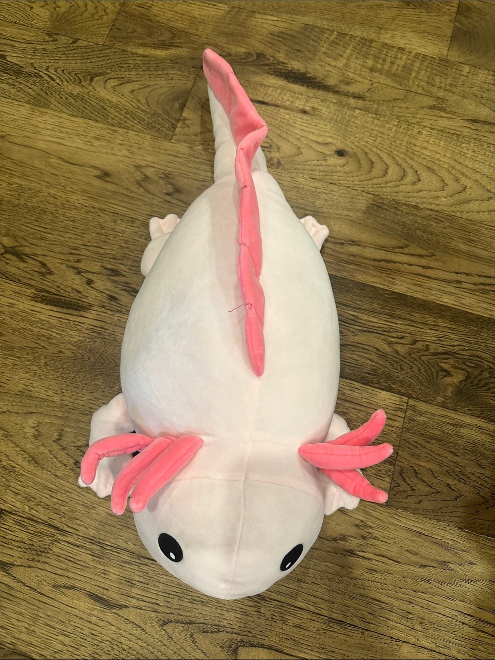 Super Soft Plush Pink Axolotl Stuffed Animal - Soft Cuddly Toy - Picture 2 of 4